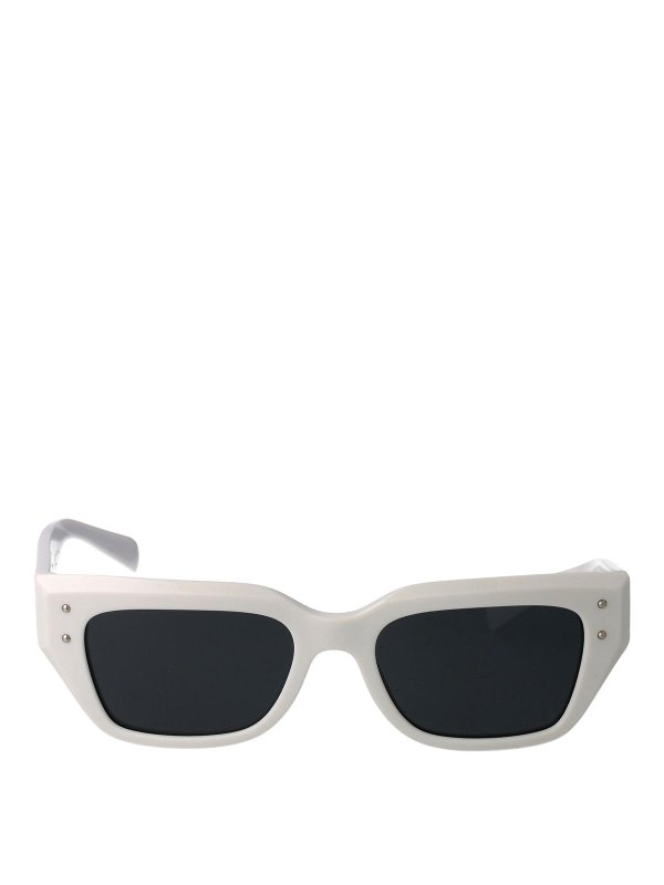 DOLCE & GABBANA: Sonnenbrillen - Sonnenbrille - Weiß