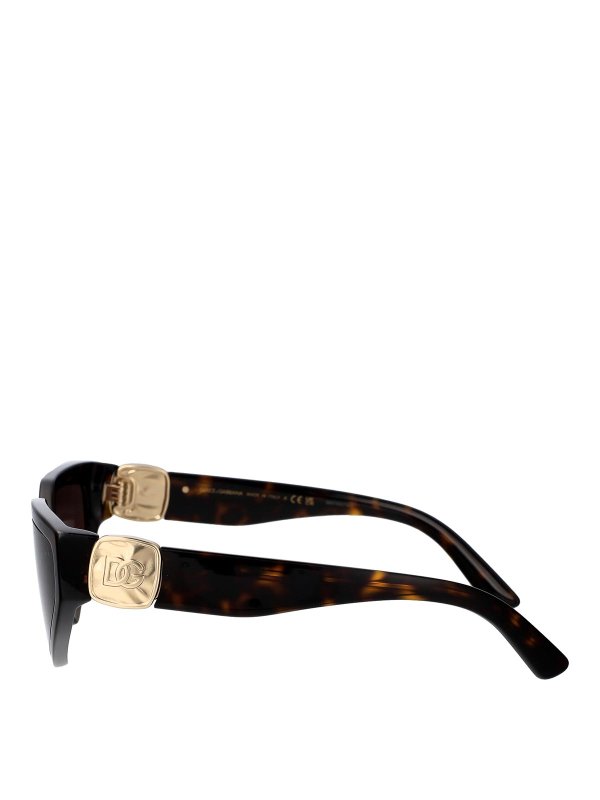 The Best Shops DOLCE & GABBANA: Lunettes de soleil - Lunettes De Soleil - Marron