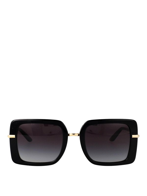 DOLCE & GABBANA: サングラス - サングラス - 黒
