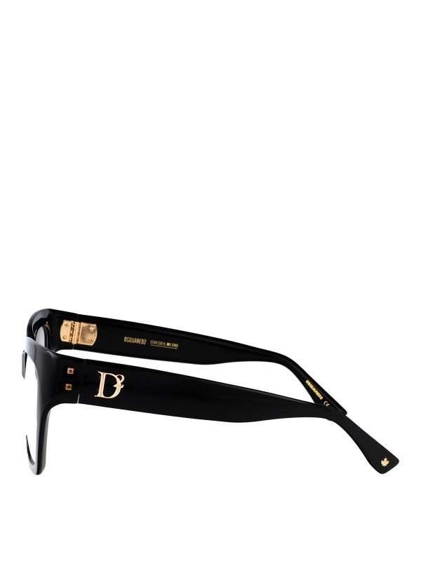 The Best Shops DSQUARED2: Lunettes de soleil - Lunettes De Soleil - Noir