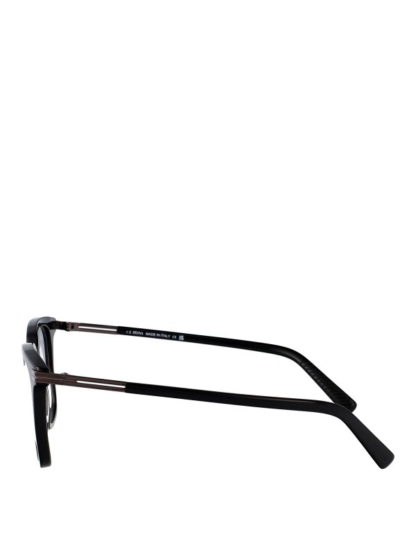 The Best Shops ZEGNA: Lunettes de soleil - Lunettes De Soleil - Noir