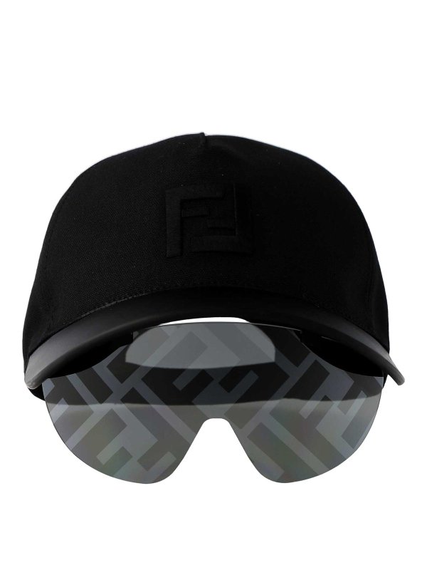 FENDI: Lunettes de soleil - Lunettes De Soleil - Noir