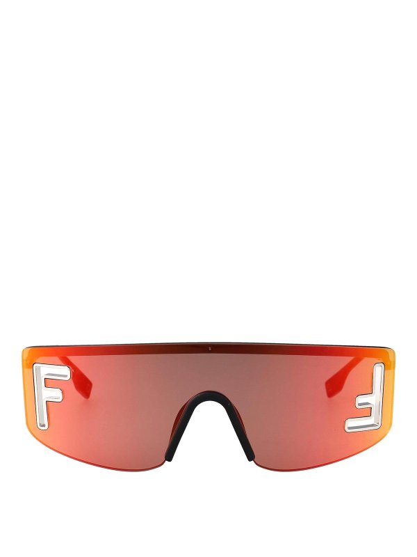 FENDI: Sonnenbrillen - Sonnenbrille - Rot