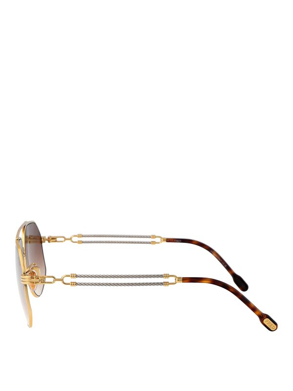 The Best Shops FRED: Lunettes de soleil - Lunettes De Soleil - Or