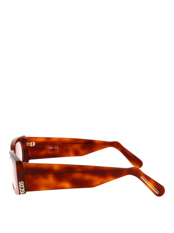 The Best Shops GCDS: Lunettes de soleil - Lunettes De Soleil - Marron