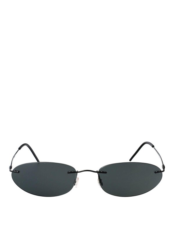 GIORGIO ARMANI: サングラス - サングラス - 黒