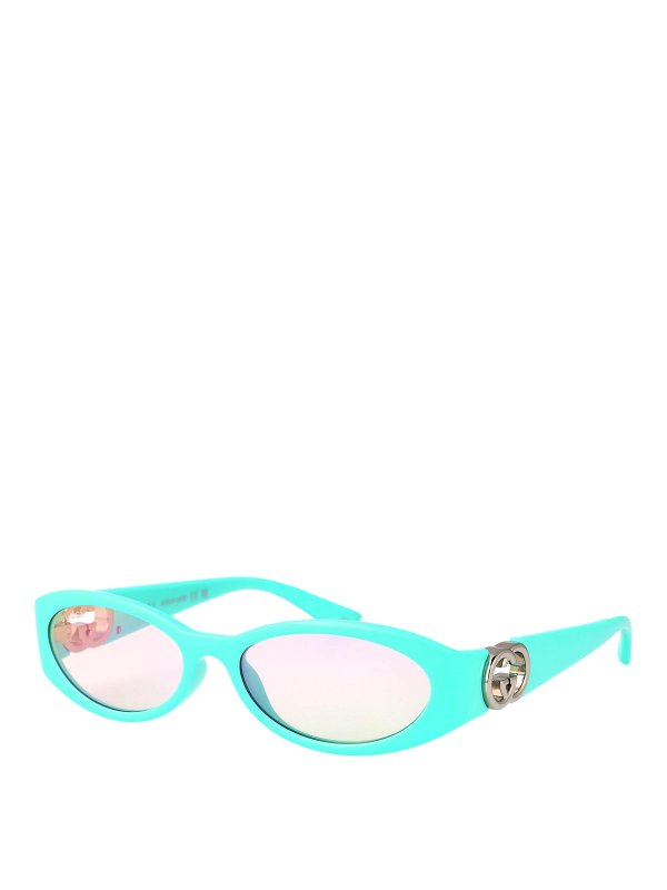 GUCCI: Lunettes de soleil online - Lunettes De Soleil - Bleu