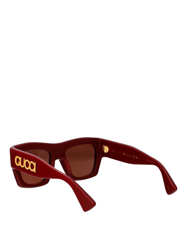Sonnenbrille - Dunkelrot shop online: GUCCI