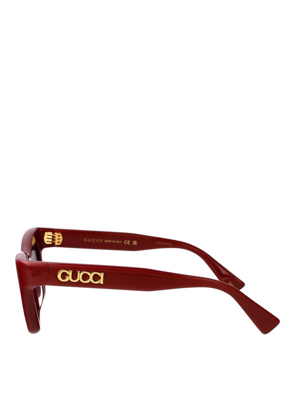 The Best Shops GUCCI: Sonnenbrillen - Sonnenbrille - Dunkelrot