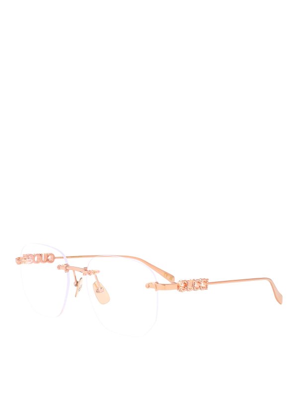 GUCCI: Gafas de sol online - Gafas De Sol - Dorado