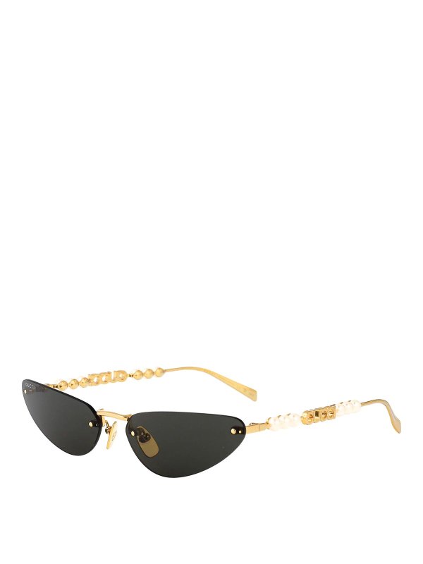 GUCCI: Gafas de sol online - Gafas De Sol - Dorado