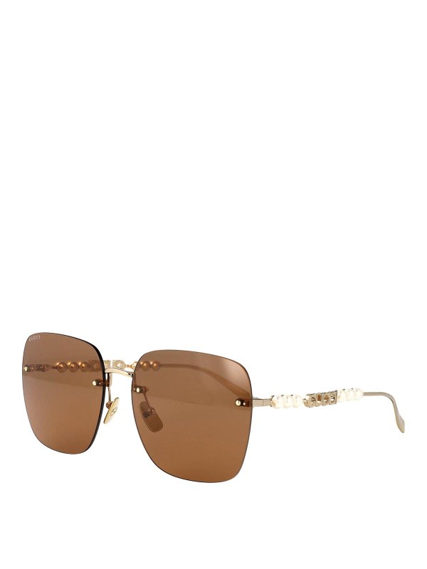 GUCCI: Sonnenbrillen online - Sonnenbrille - Gold