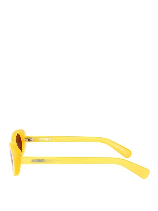 The Best Shops JACQUEMUS: Lunettes de soleil - Lunettes De Soleil - Jaune