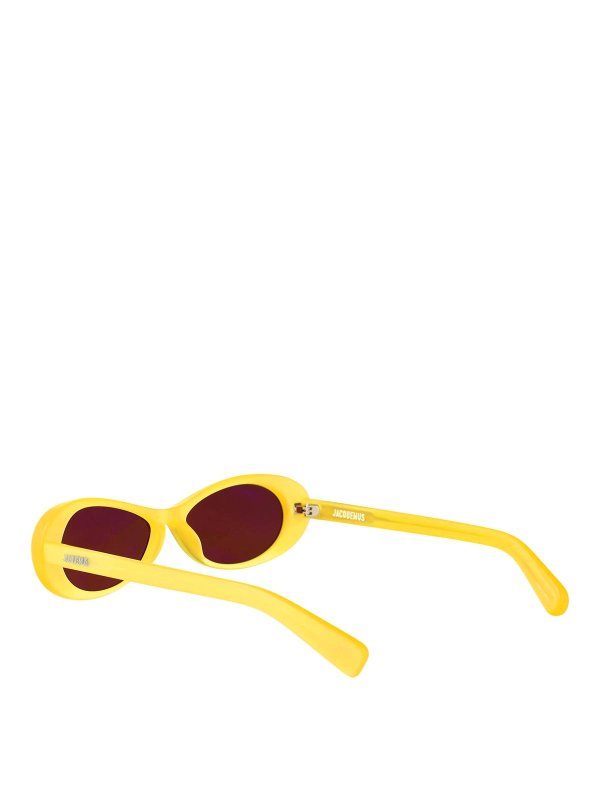Lunettes De Soleil - Jaune shop online: JACQUEMUS