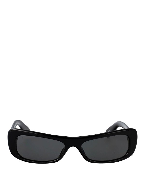 JACQUEMUS: Sonnenbrillen - Sonnenbrille - Schwarz