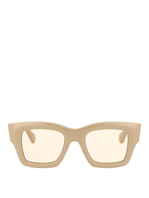 JACQUEMUS: サングラス - サングラス - ベージュ
