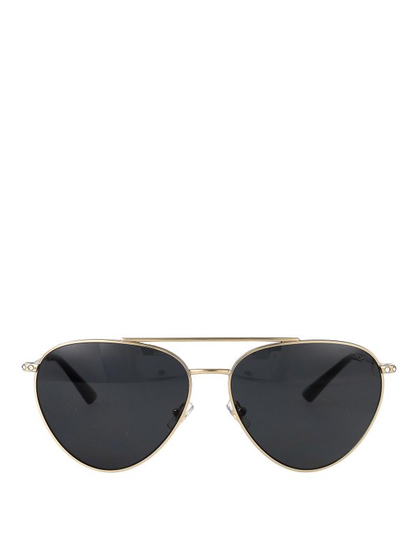 JIMMY CHOO: Gafas de sol - Gafas De Sol - Dorado