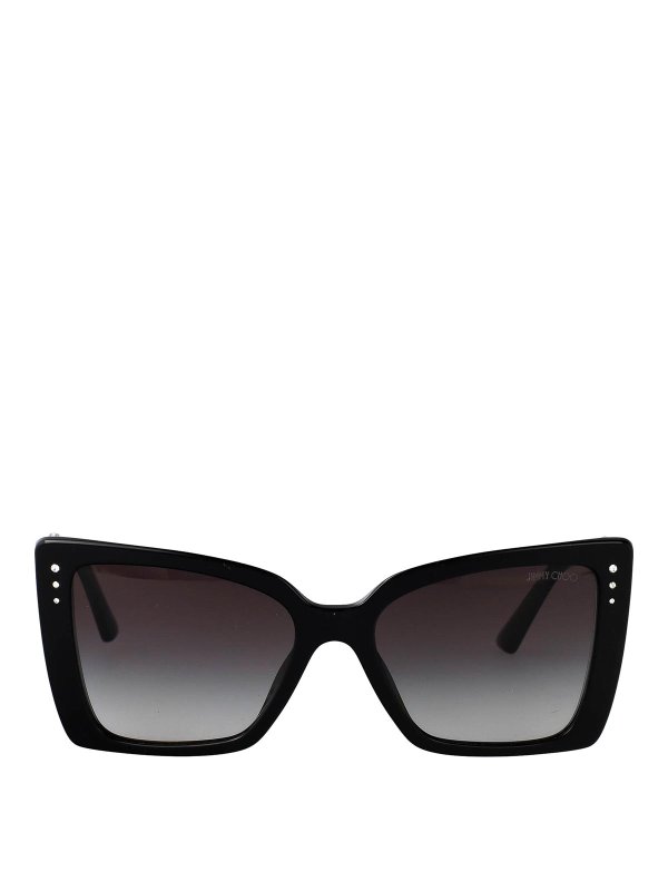 JIMMY CHOO: Sonnenbrillen - Sonnenbrille - Schwarz
