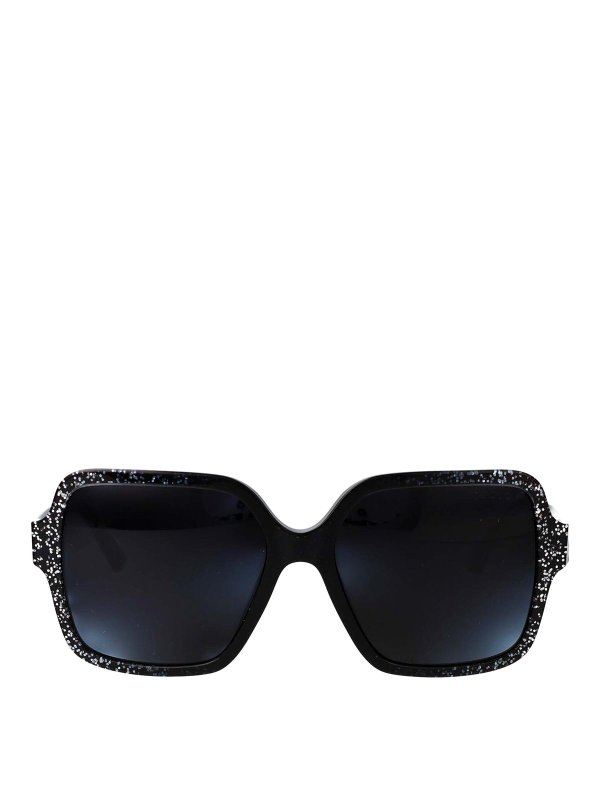 JIMMY CHOO: Sonnenbrillen - Sonnenbrille - Schwarz