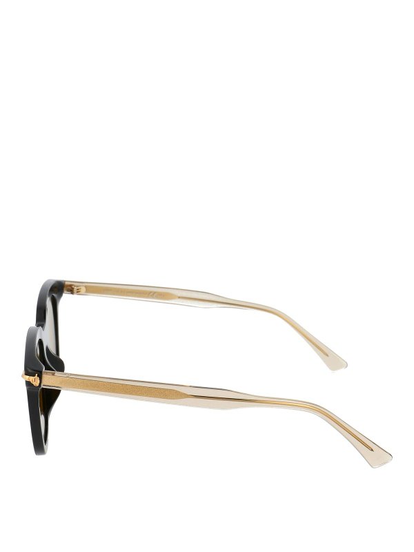 サングラス Jimmy Choo SS25 Woman SUNGLASSES (AMOS/S 807T4 BLACK) Jimmy Choo Amos/S Sunglasses - Black - Women | AMOSS807T4