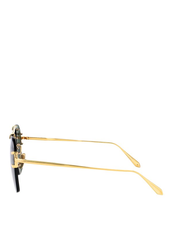 The Best Shops LINDA FARROW: サングラス - サングラス - 金