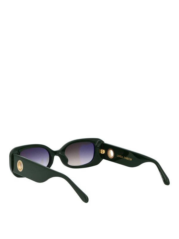 Lunettes De Soleil - Vert shop online: LINDA FARROW