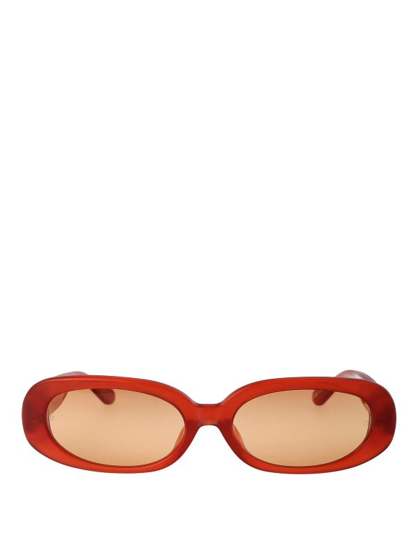 LINDA FARROW: サングラス - サングラス - ブラウン