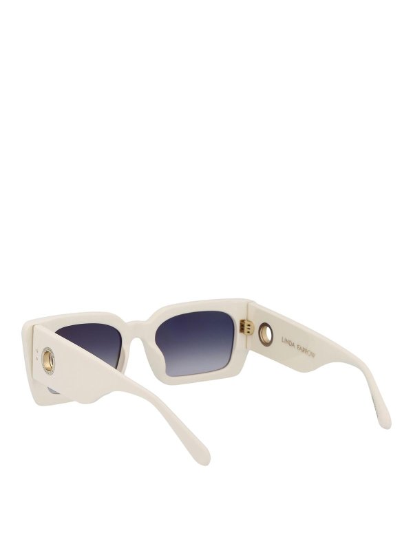 サングラス - 白 shop online: LINDA FARROW
