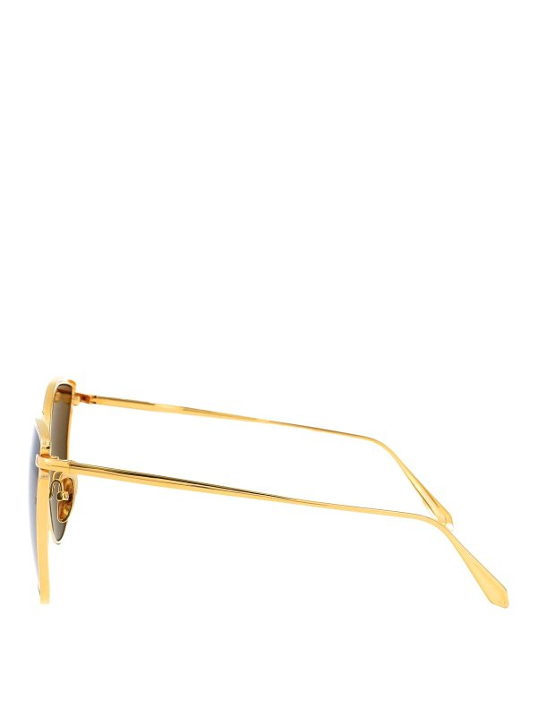 The Best Shops LINDA FARROW: サングラス - サングラス - 金