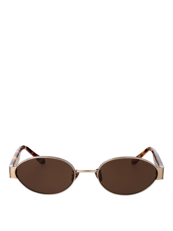 LINDA FARROW: サングラス - サングラス - 金