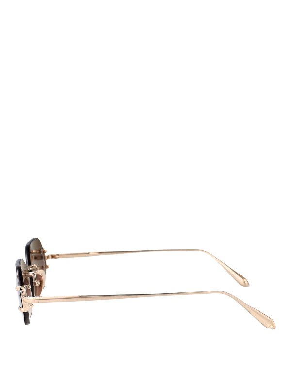 The Best Shops LINDA FARROW: サングラス - サングラス - 金