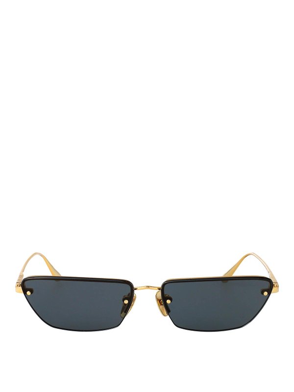 LINDA FARROW: サングラス - サングラス - 金