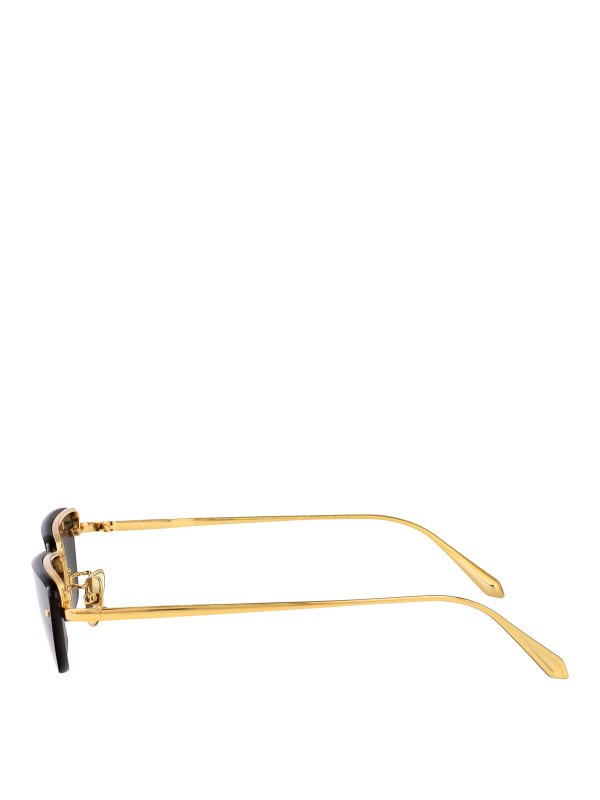 The Best Shops LINDA FARROW: サングラス - サングラス - 金