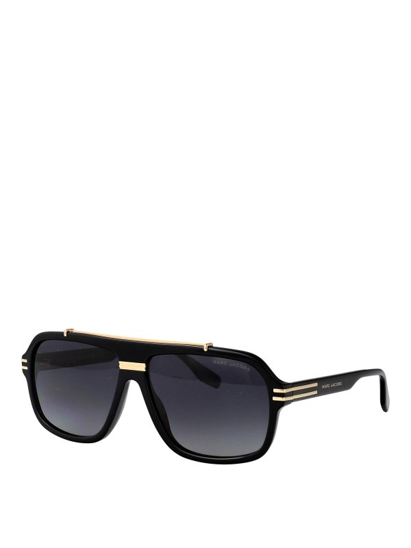 MARC JACOBS: Lunettes de soleil online - Lunettes De Soleil - Noir
