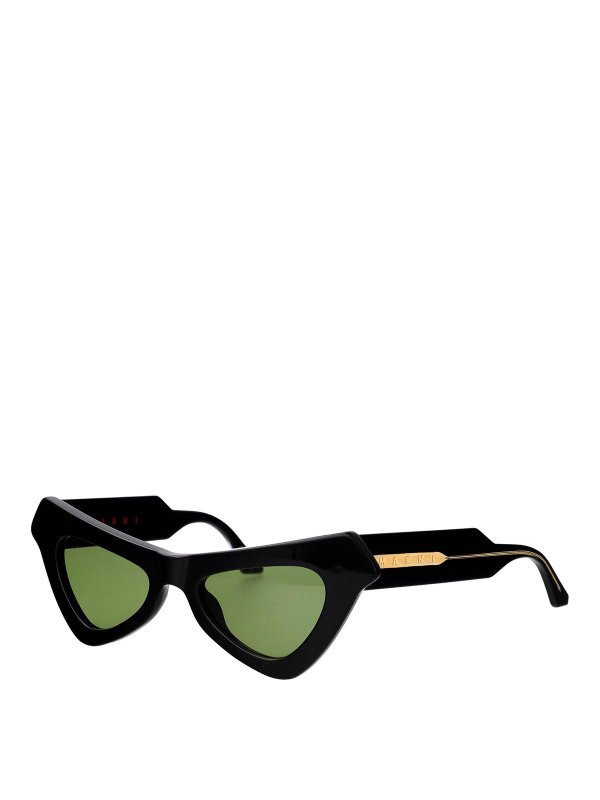 Marni: Lunettes de soleil online - Lunettes De Soleil - Noir