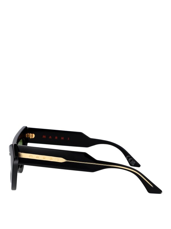 The Best Shops Marni: Lunettes de soleil - Lunettes De Soleil - Noir