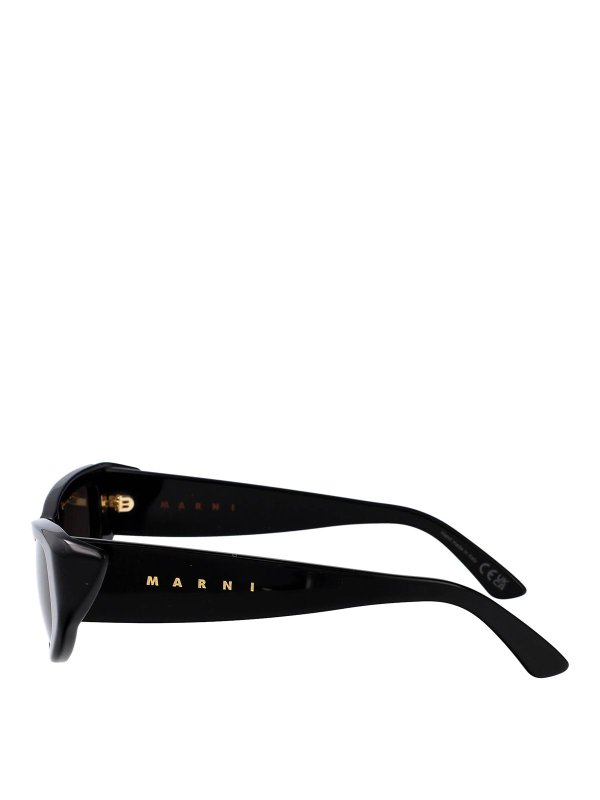 The Best Shops Marni: Lunettes de soleil - Lunettes De Soleil - Noir