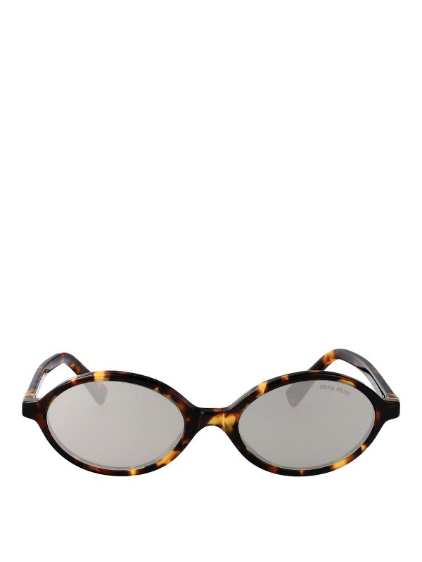 MIU MIU: Sonnenbrillen - Sonnenbrille - Braun
