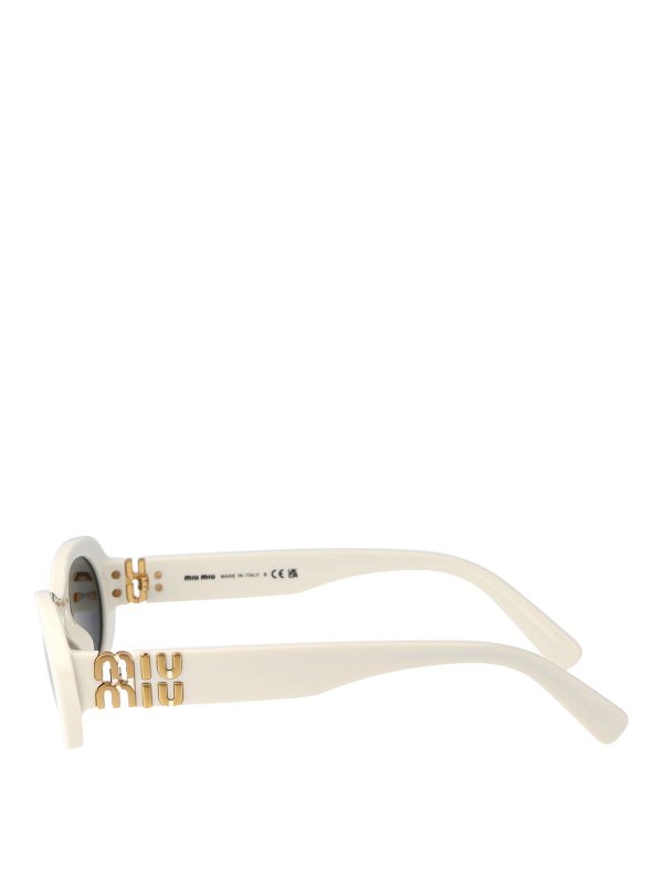 The Best Shops MIU MIU: Sonnenbrillen - Sonnenbrille - Weiß