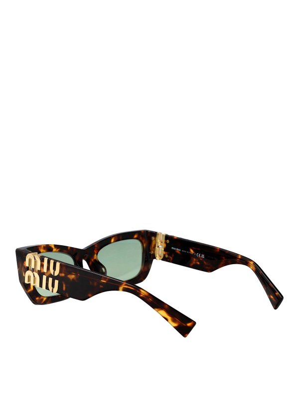 Lunettes De Soleil - Marron shop online: MIU MIU
