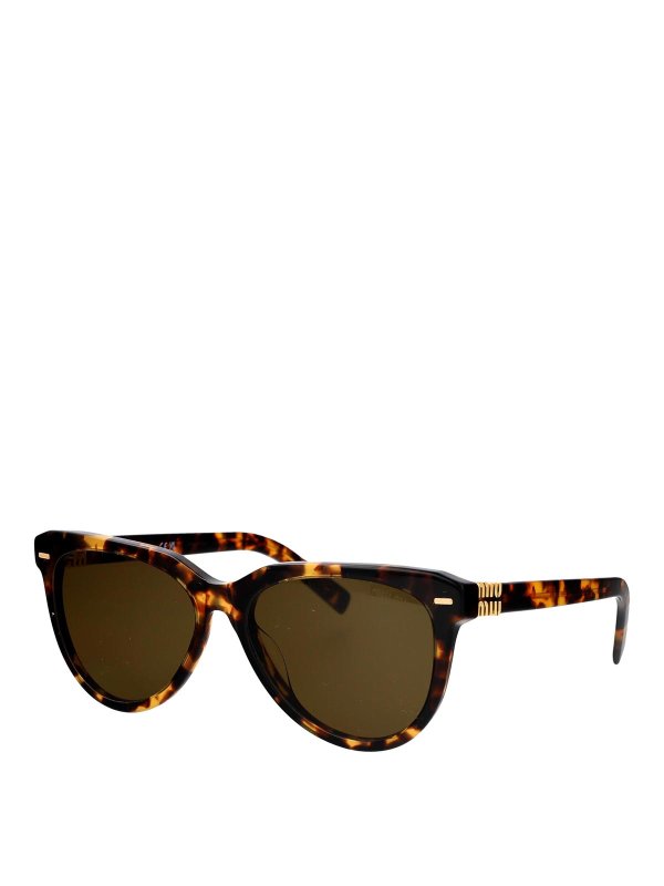 MIU MIU: サングラス online - サングラス - ブラウン