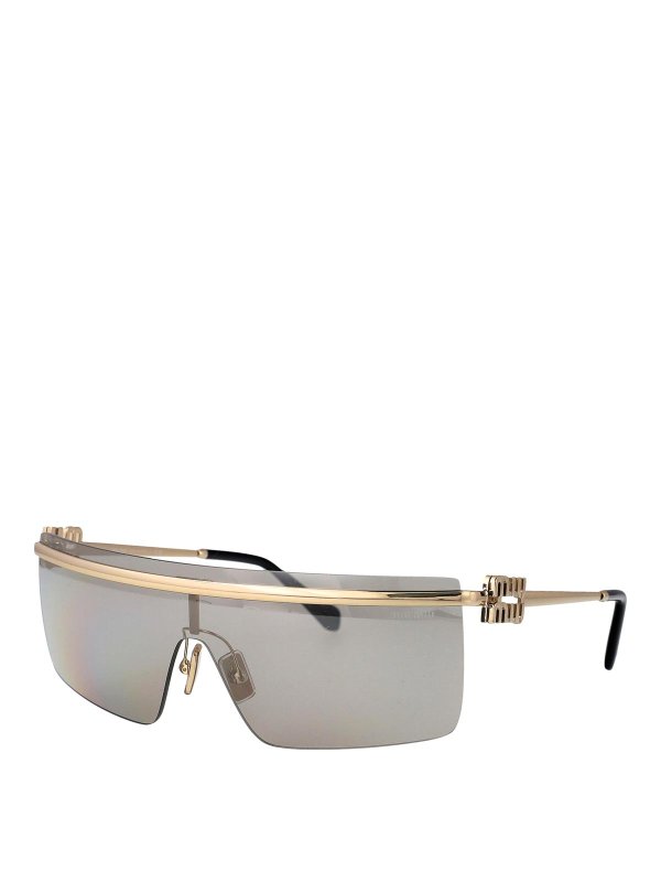 MIU MIU: サングラス online - サングラス - 金