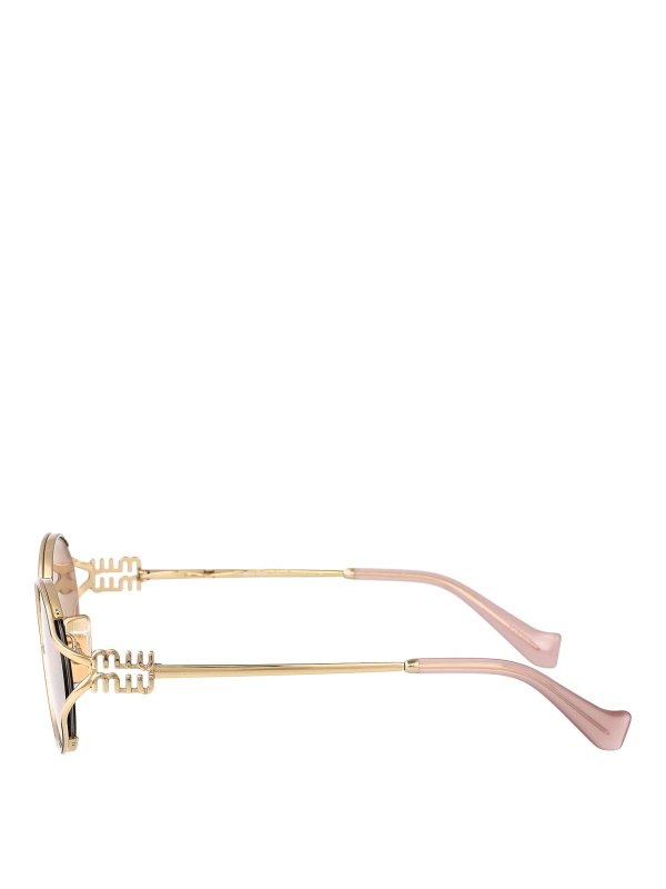 The Best Shops MIU MIU: Lunettes de soleil - Lunettes De Soleil - Or