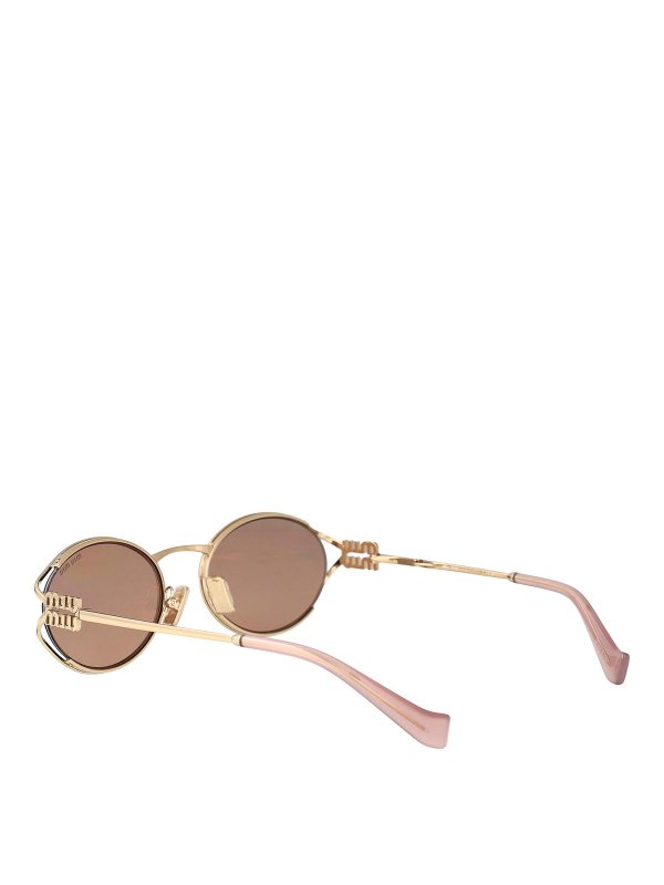 Lunettes De Soleil - Or shop online: MIU MIU