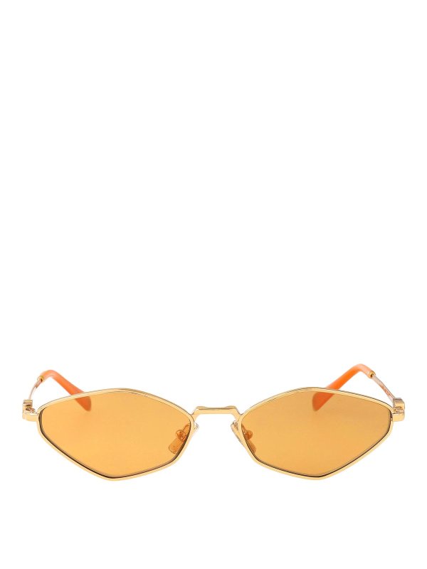 MIU MIU: Gafas de sol - Gafas De Sol - Dorado