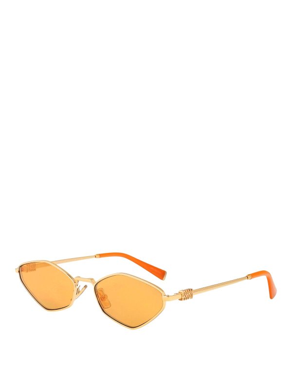 MIU MIU: Gafas de sol online - Gafas De Sol - Dorado