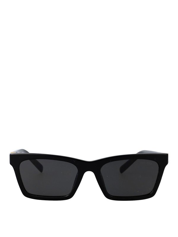 MIU MIU: サングラス - サングラス - 黒