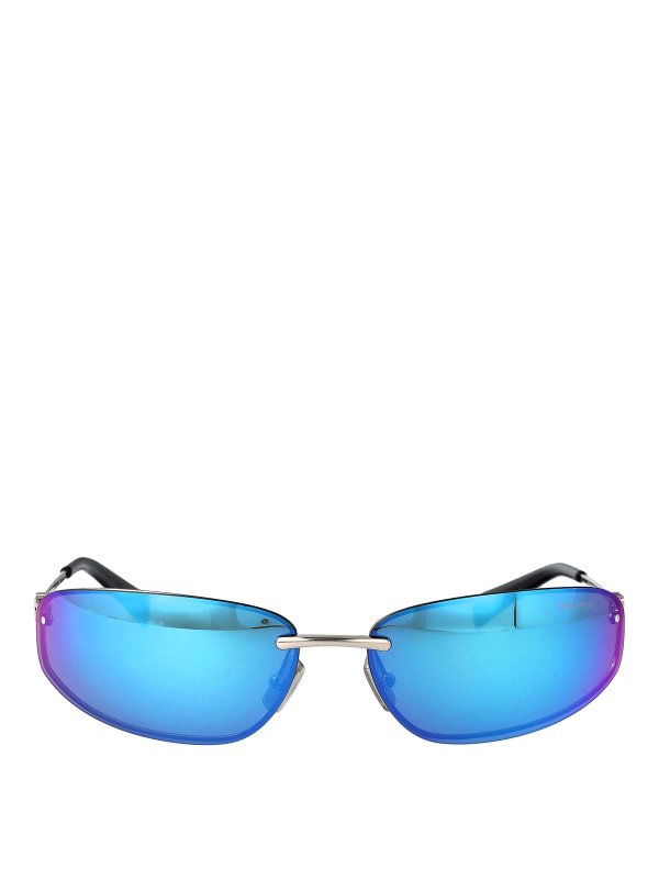 MIU MIU: Gafas de sol - Gafas De Sol - Plata