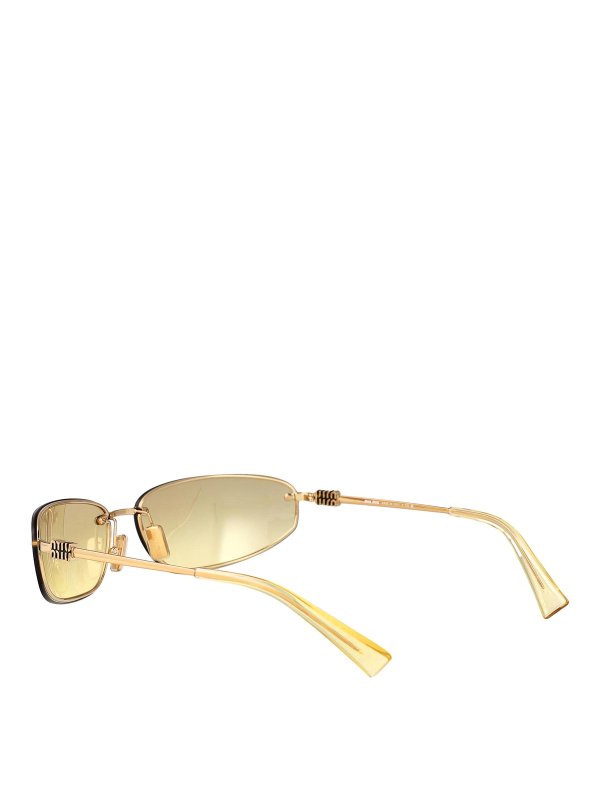 サングラス - 金 shop online: MIU MIU