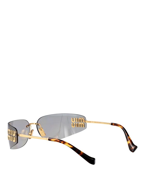Lunettes De Soleil - Or shop online: MIU MIU
